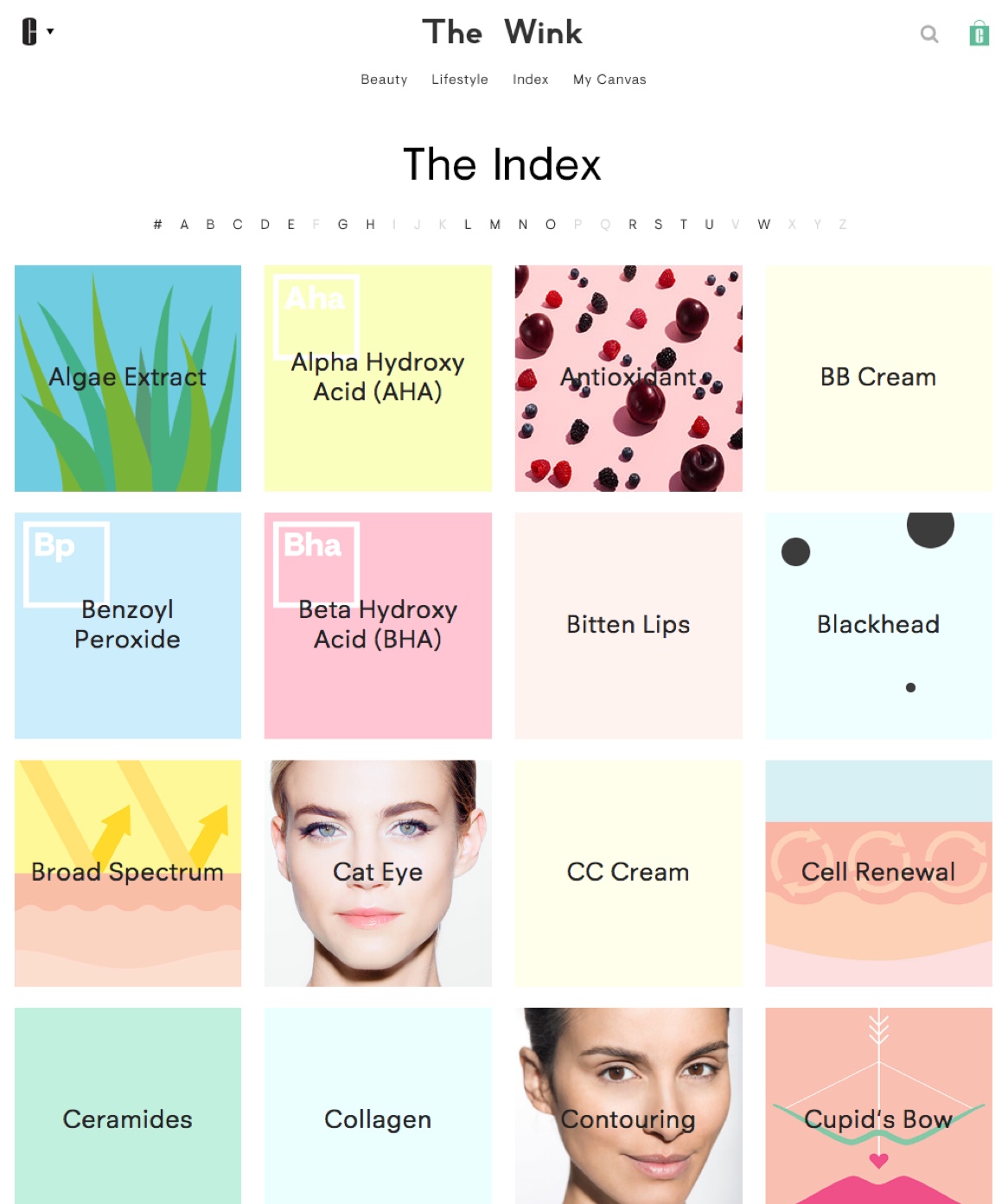 The Wink by Clinique Beauty Index