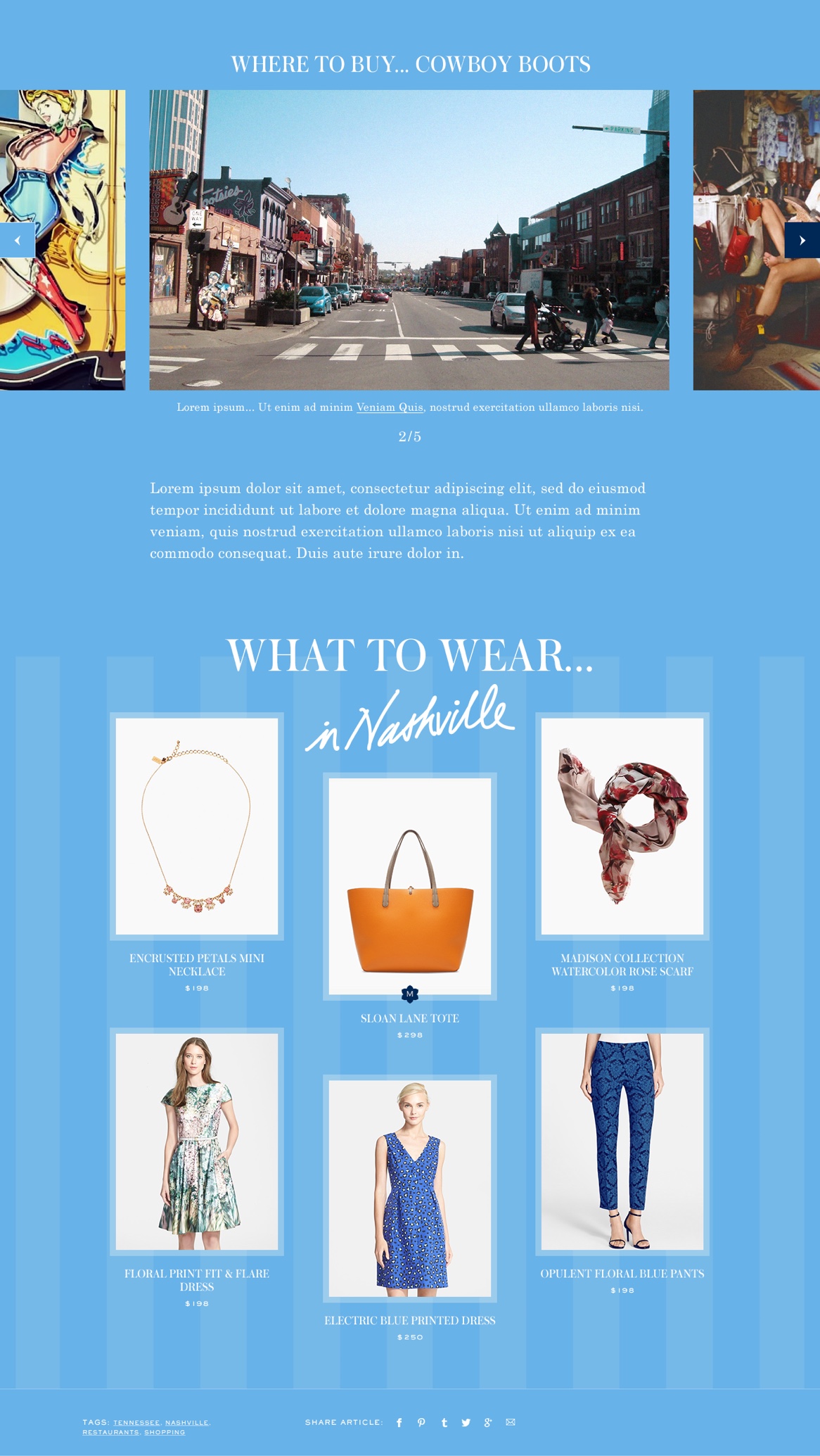 Draper James website Love Reese blog article