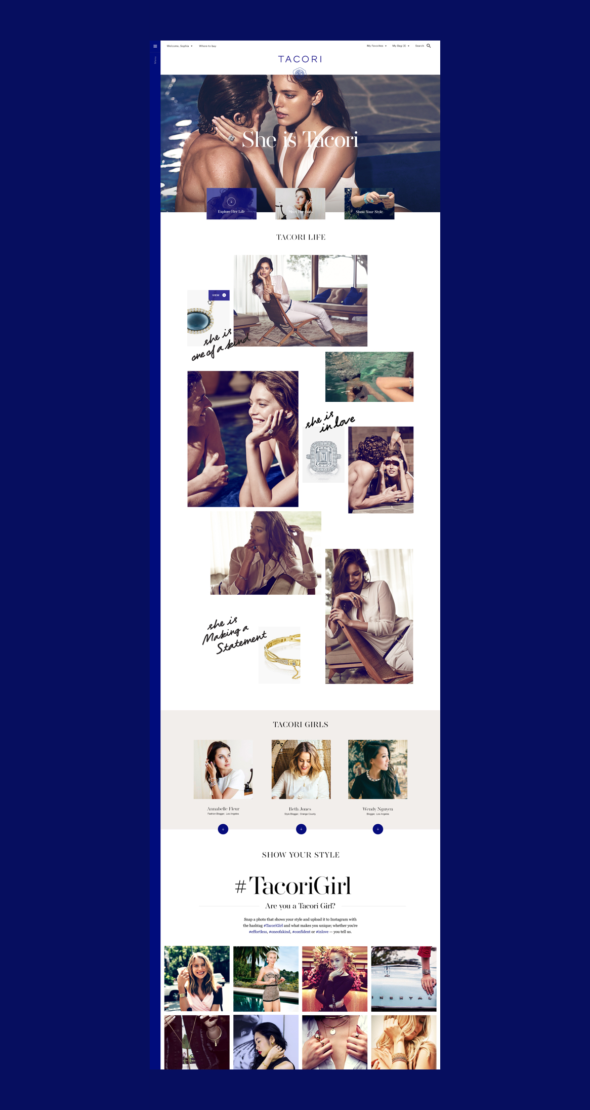 Tacori website campaign hub